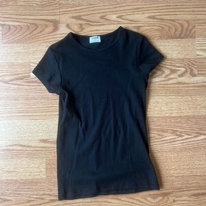 Cotton On Black Short Sleeve Top
